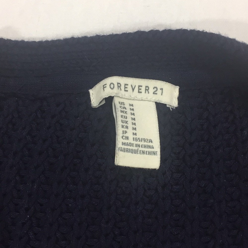 💋4/$25 Forever 21 Chunky sweater cardigan - Picture 8 of 8